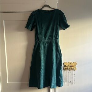 Vintage Midi Corduroy Dress